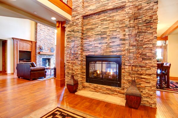 Stone Hearth Installation in Seattle